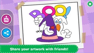 Halloween Coloring Book Game Screenshot