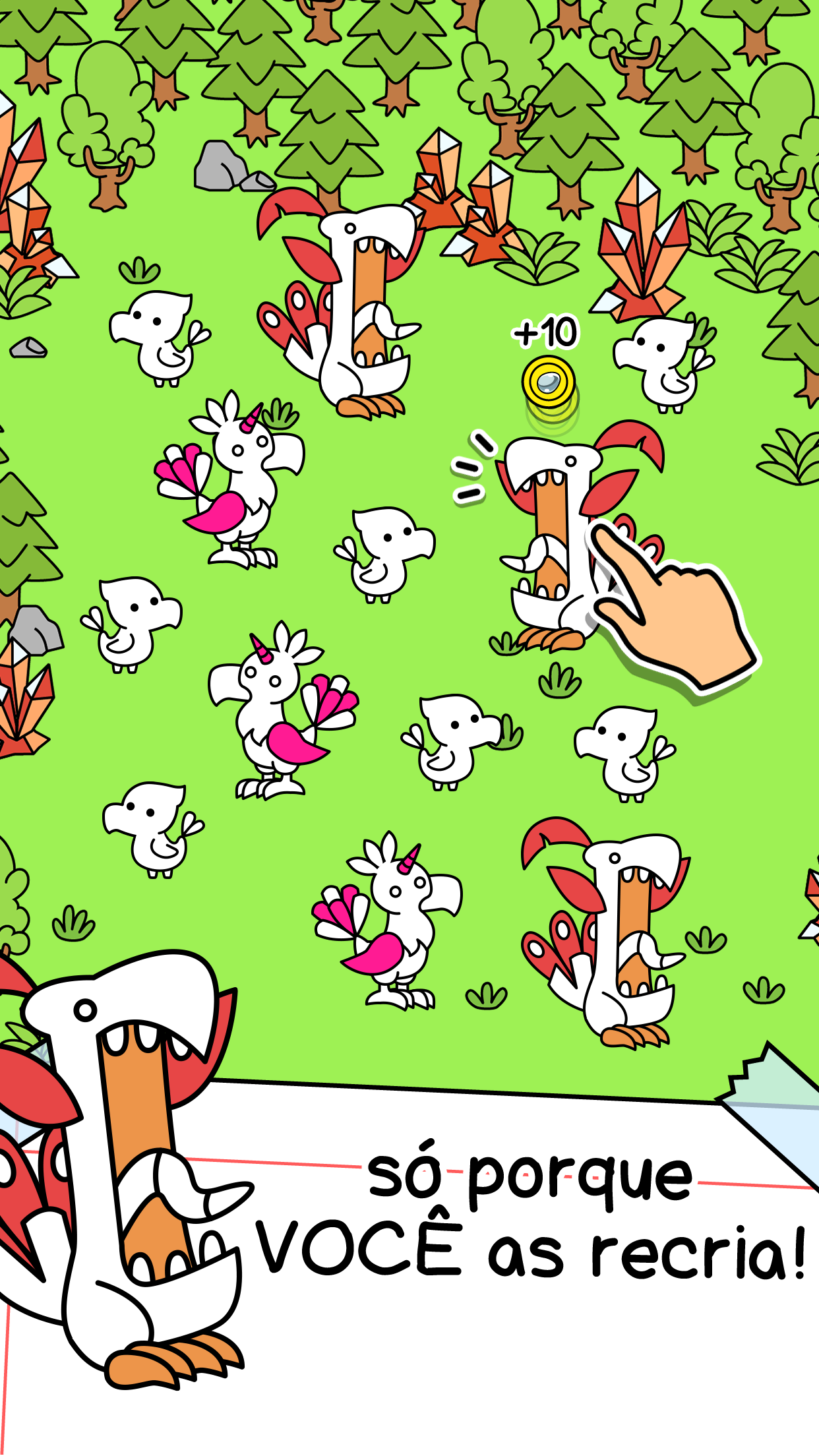 Captura de Tela do Jogo Phoenix Evolution: Idle Merge