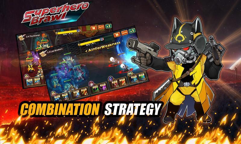 Captura de Tela do Jogo Superhero Brawl