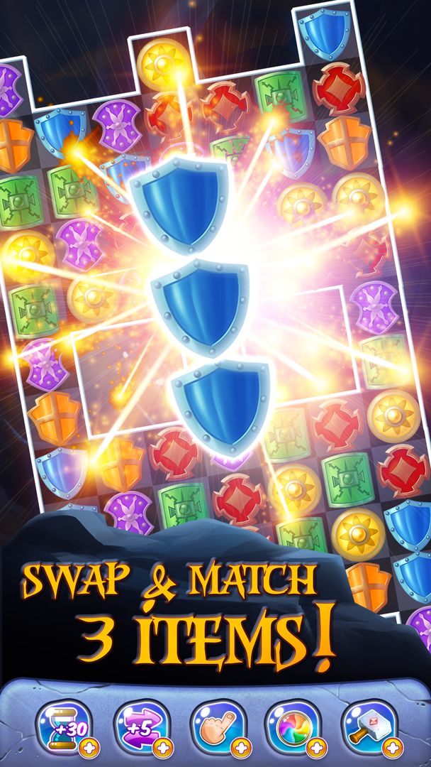 Screenshot of Kingdom Smash Match 3