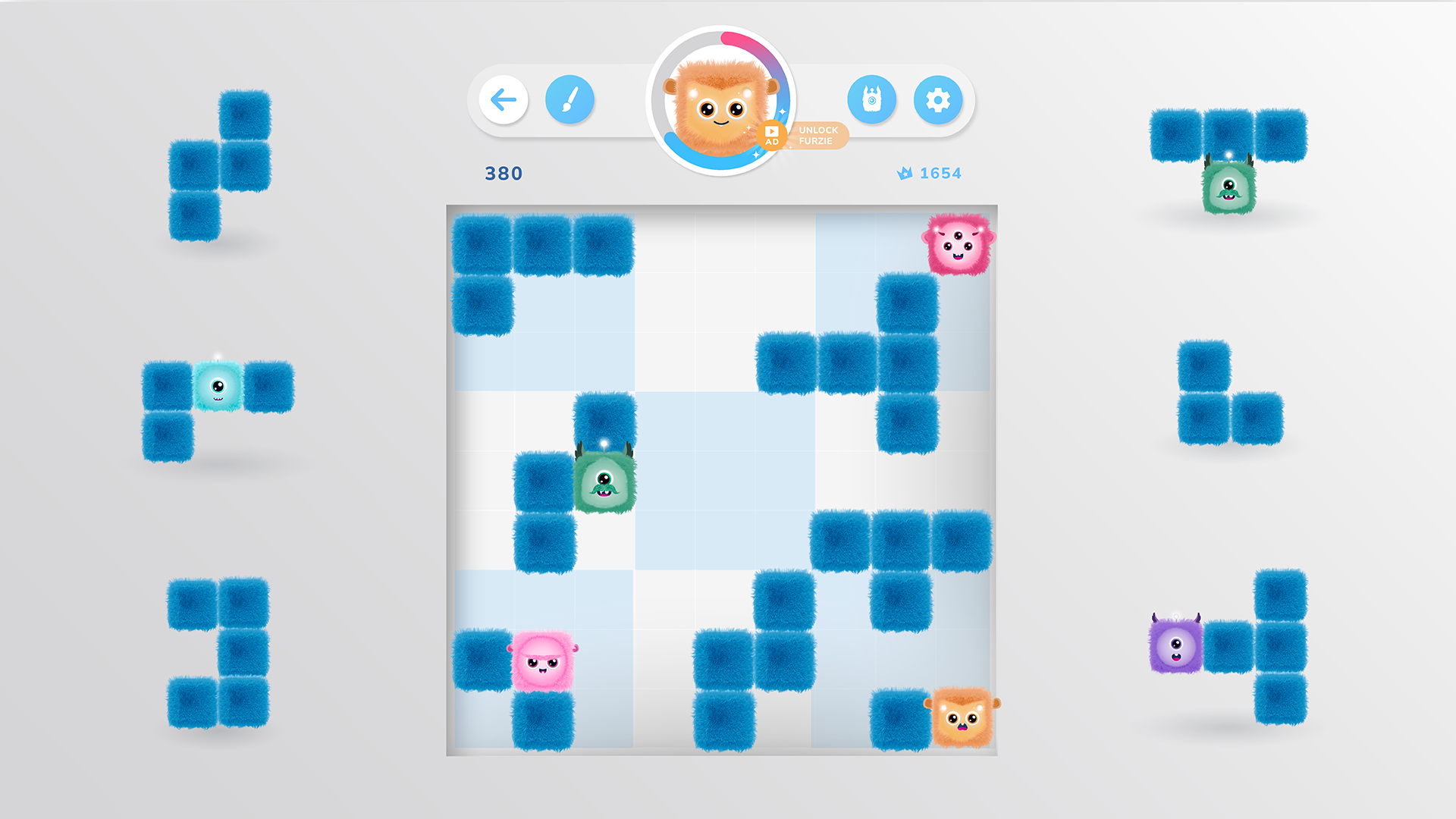 Screenshot 16 of Furzies: Mergedoku 