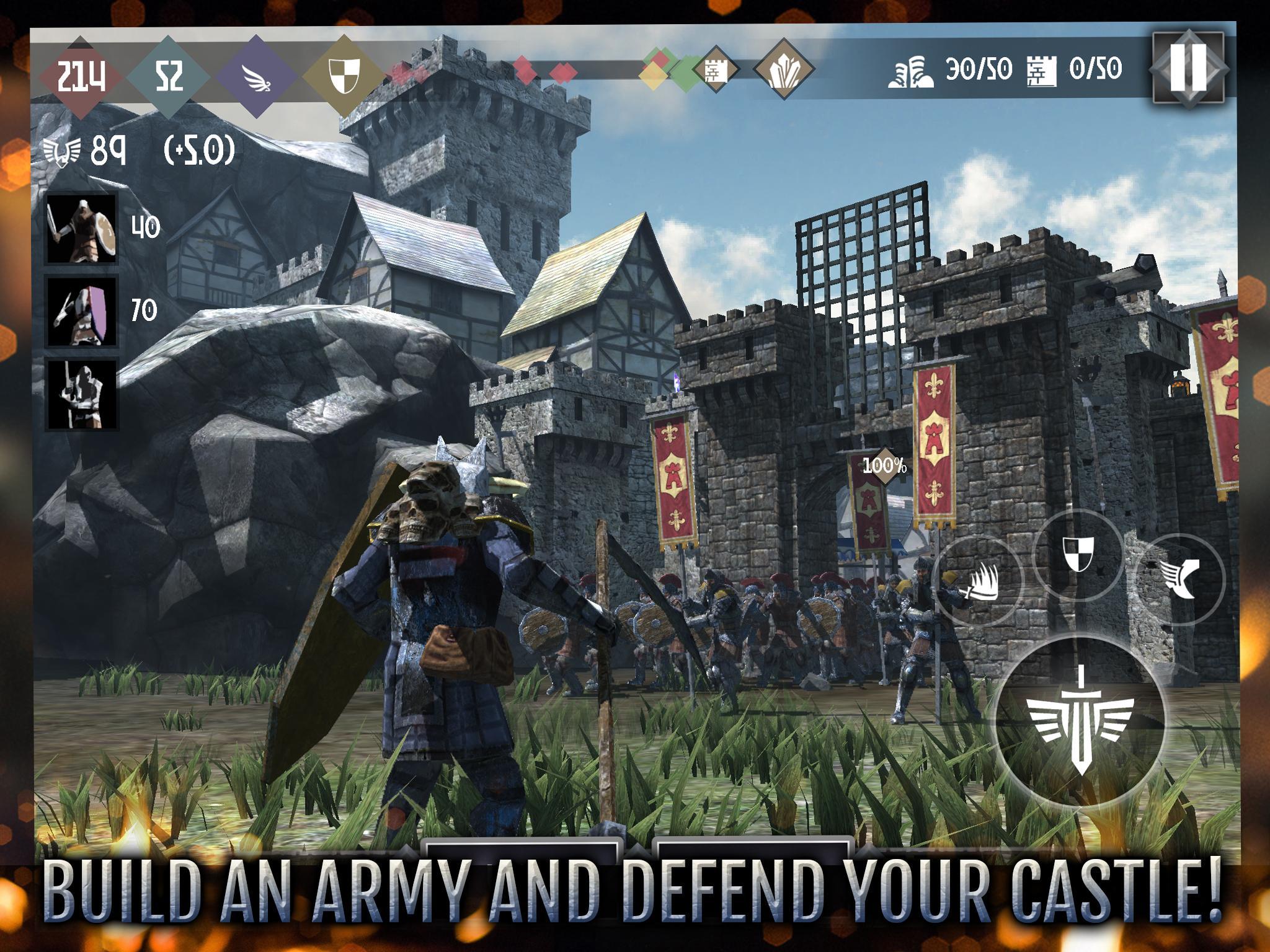 Cuplikan Layar Game Heroes and Castles 2: Premium