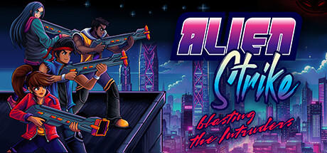 Banner of Alien Strike: Blasting the Intruders 