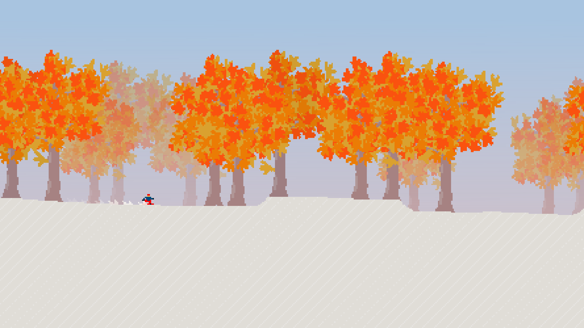 Nuclear Snowboard Game Screenshot