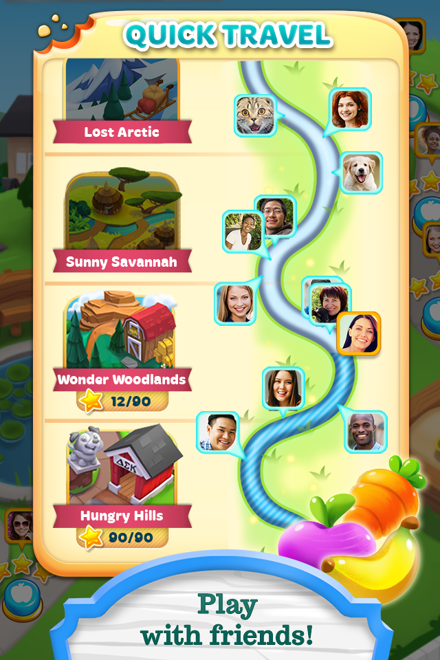 Hungry Babies Mania ภาพหน้าจอเกม