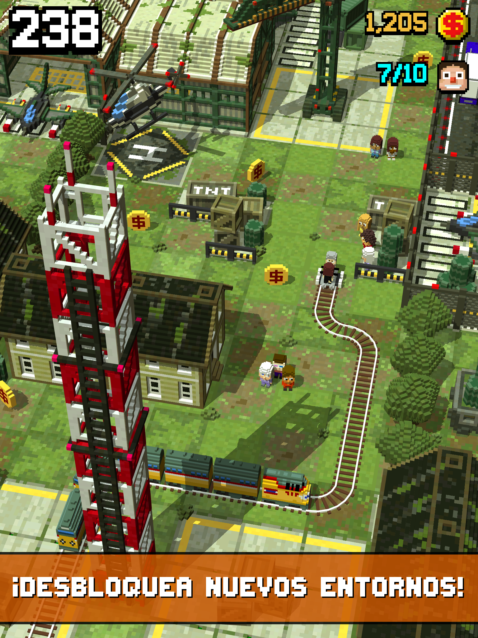 Captura de Pantalla del Juego Tracky Train