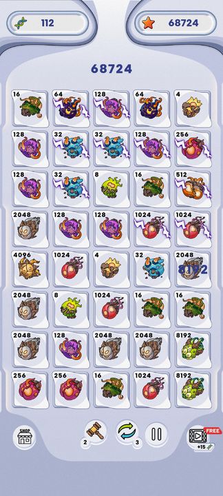 Gen Lab 2048 Game Screenshot