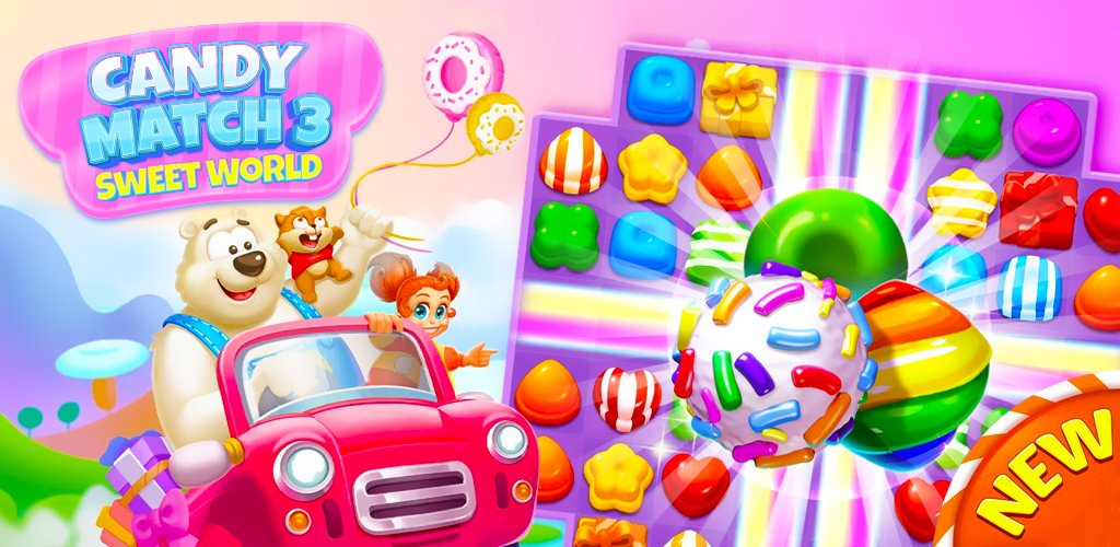 Candy Match 3 Сладкий Мир Мобильная Версия Андроид IOS Апк Скачать.