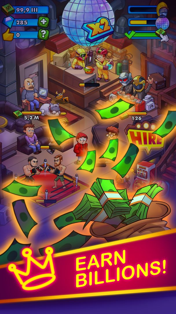 Party Clicker: Epic Idle Game ภาพหน้าจอเกม