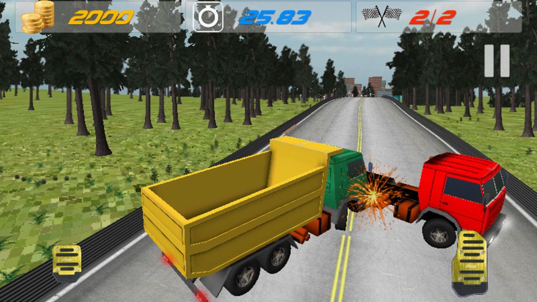 Screenshot of Truck: Racing 3D