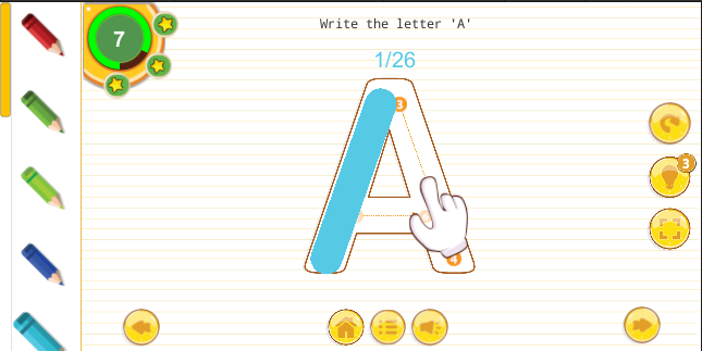 Learning Through Painting Game Screenshot