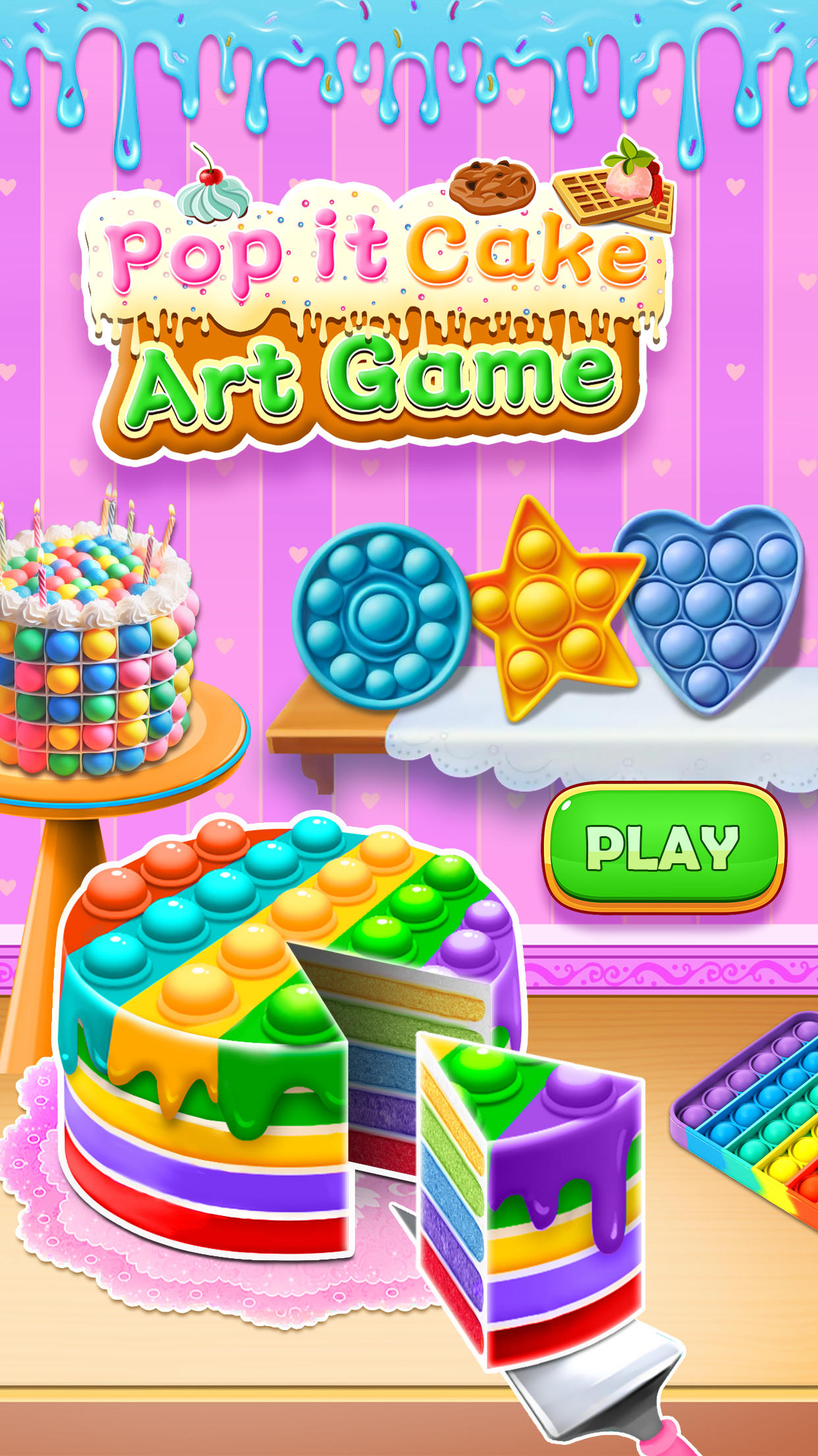 Скриншот игры Cake Master DIY Popit Game