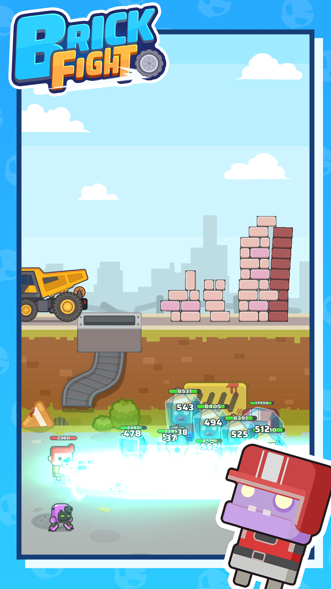 Brick Fight Game Screenshot