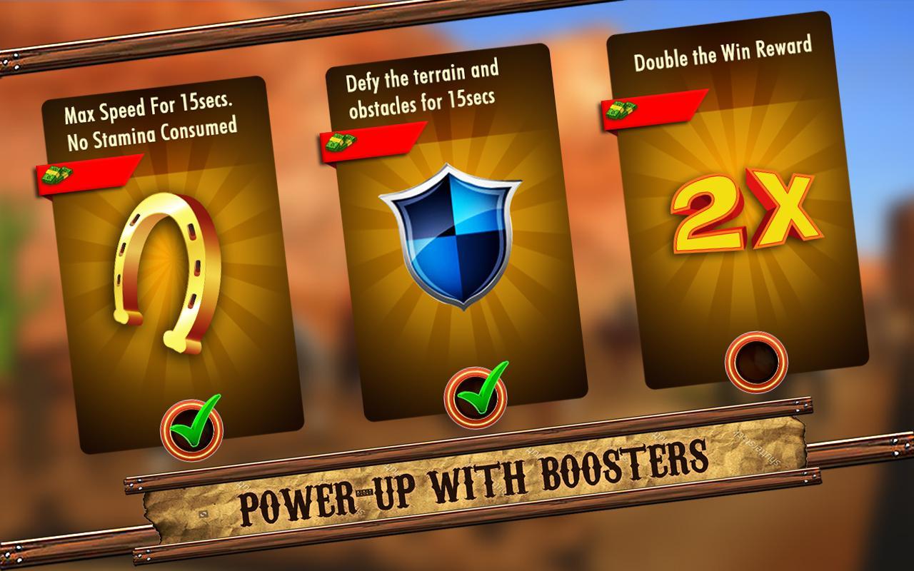 Скриншот игры Texas Wild Horse Race 3D