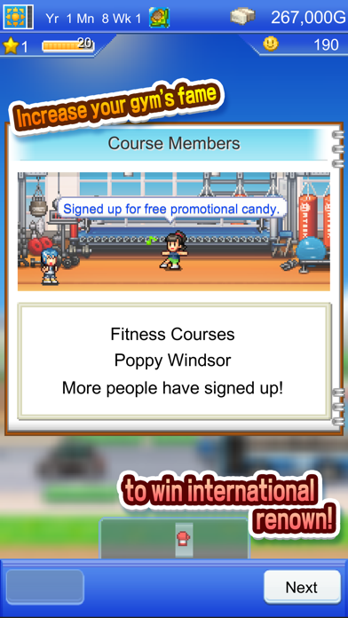 Screenshot of Boxing Gym Story