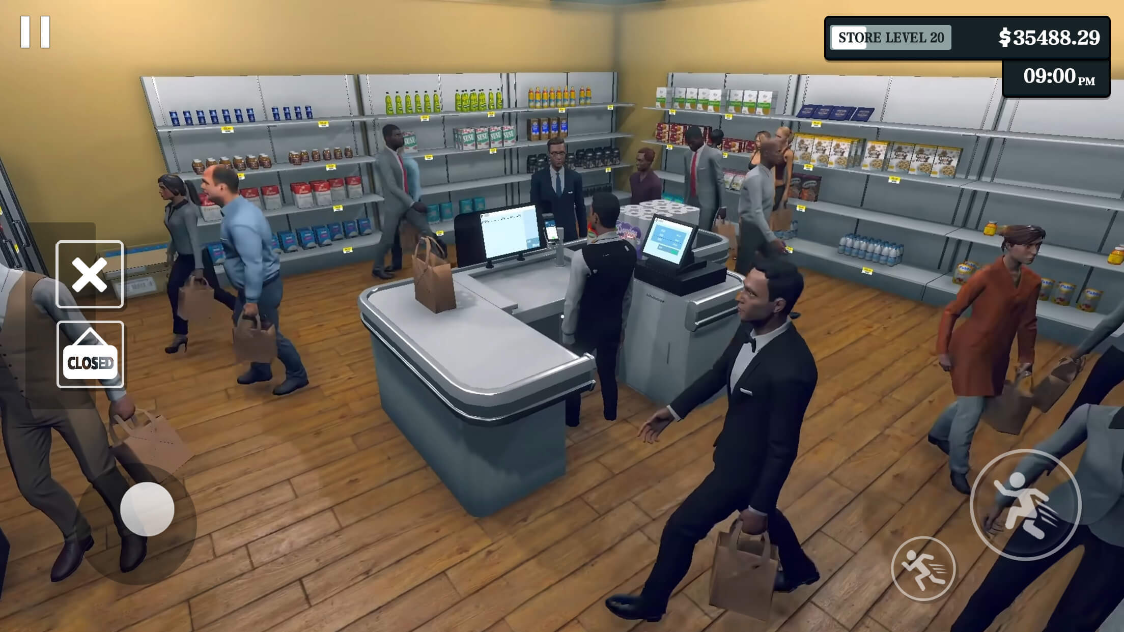 슈퍼마켓 시뮬레이터 게임 스크린 샷