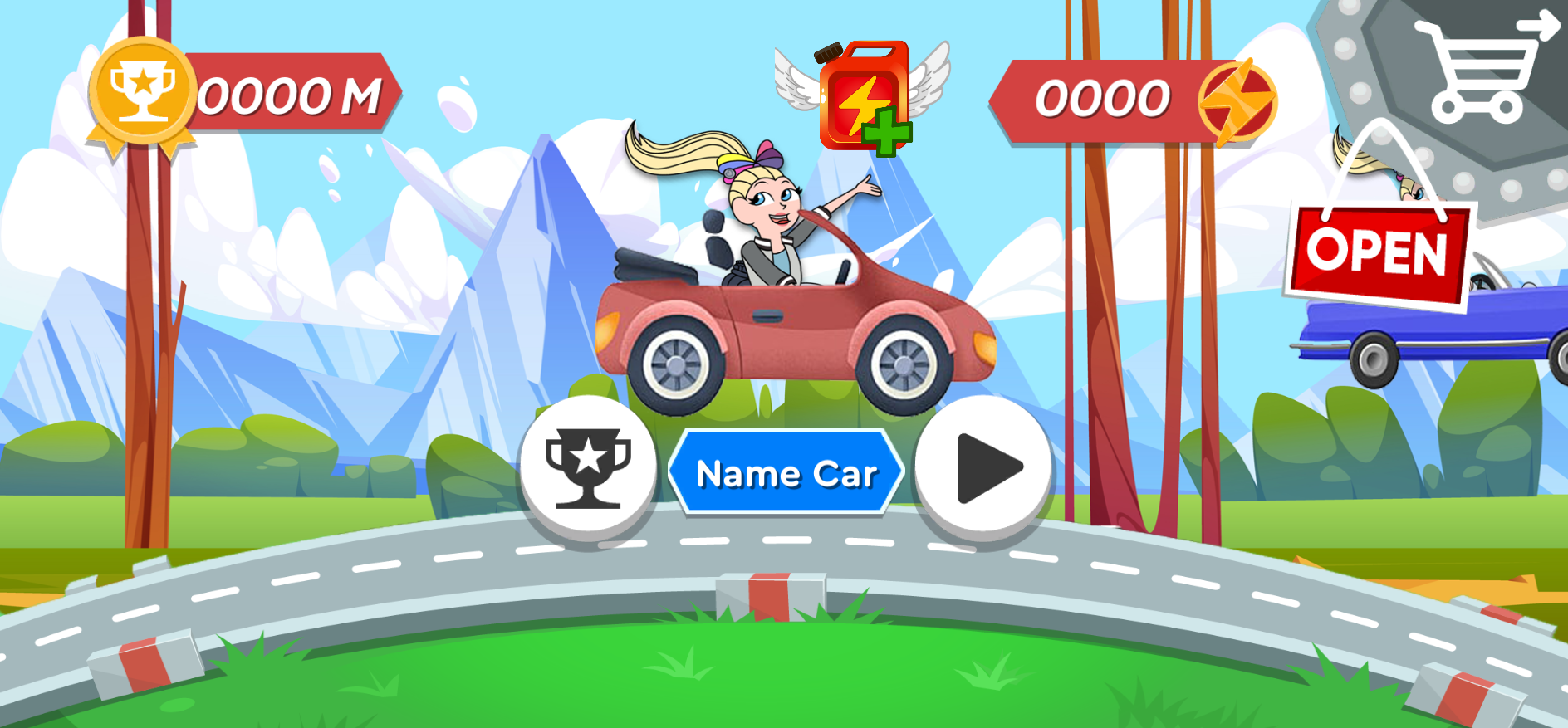 Jojo Car game Race Game Screenshot