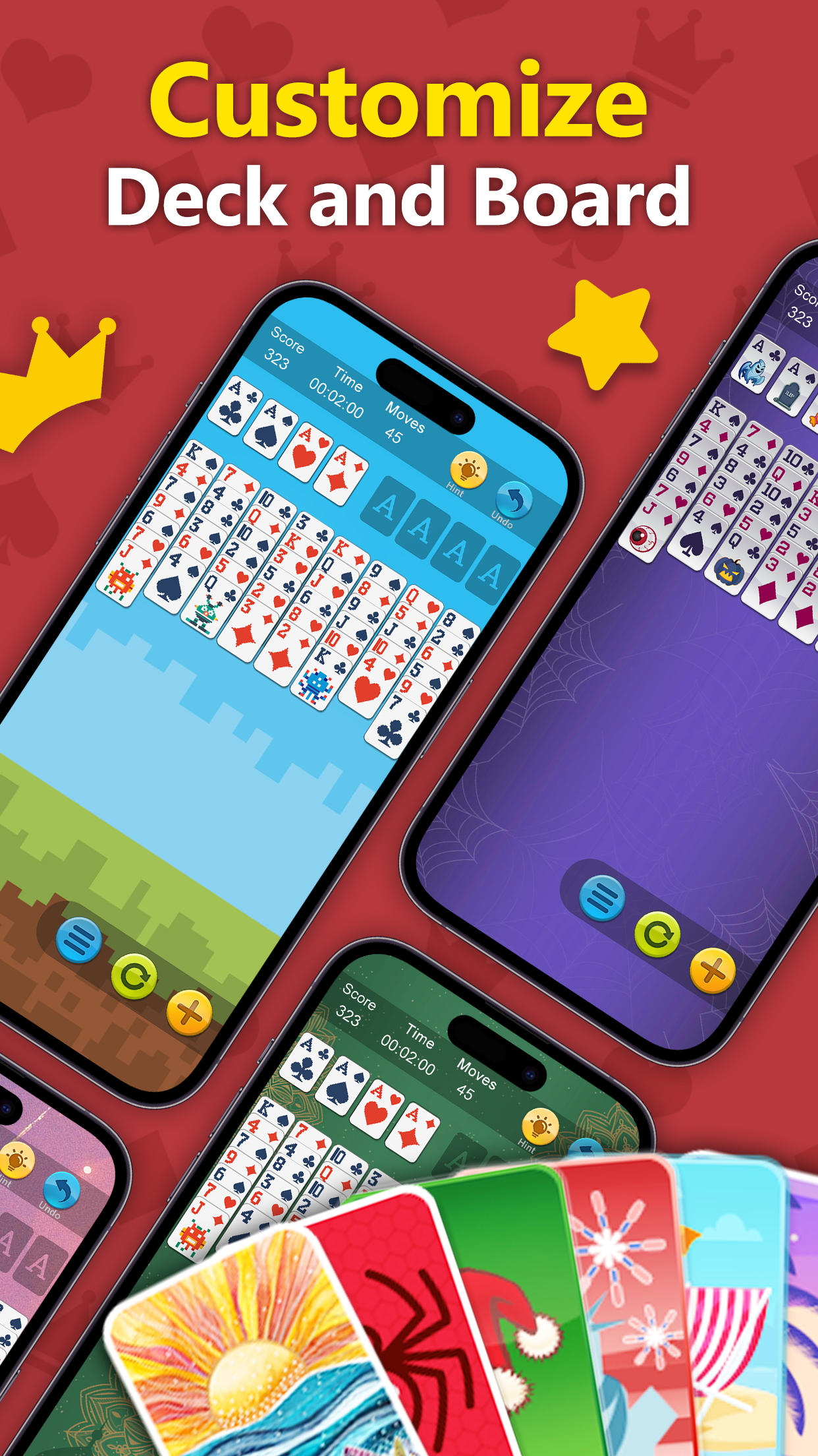 Freecell Solitaire Game Screenshot