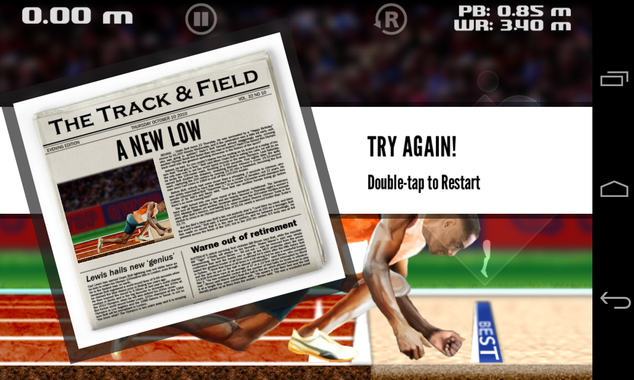 QWOP Game Screenshot