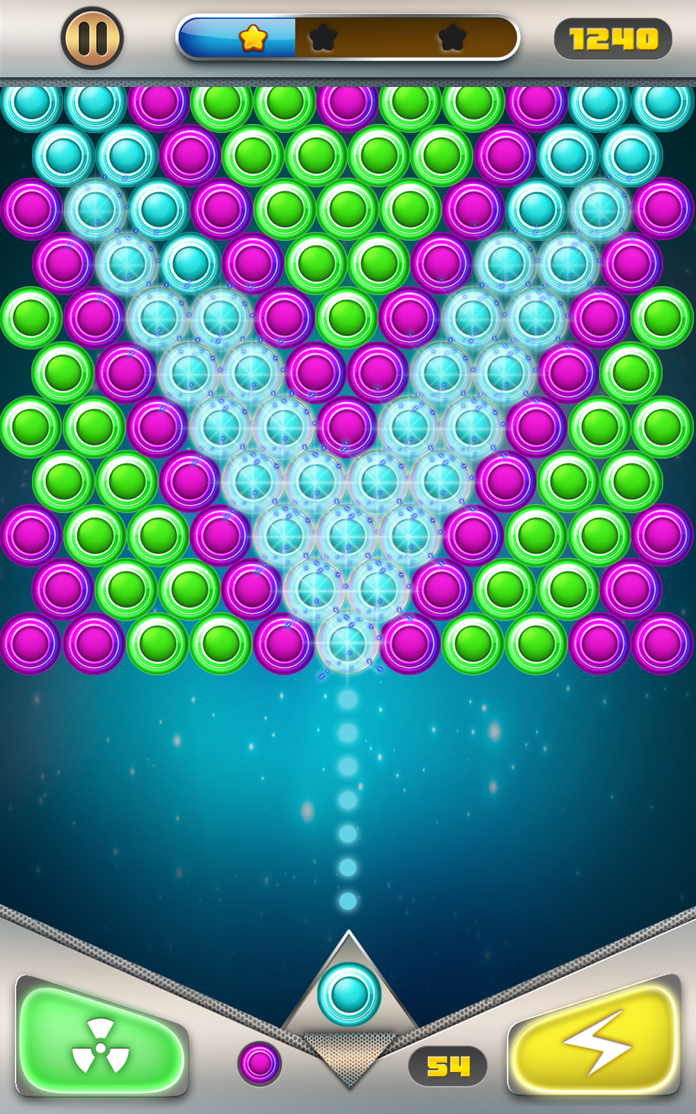 Battle Bubble Pop Game Screenshot