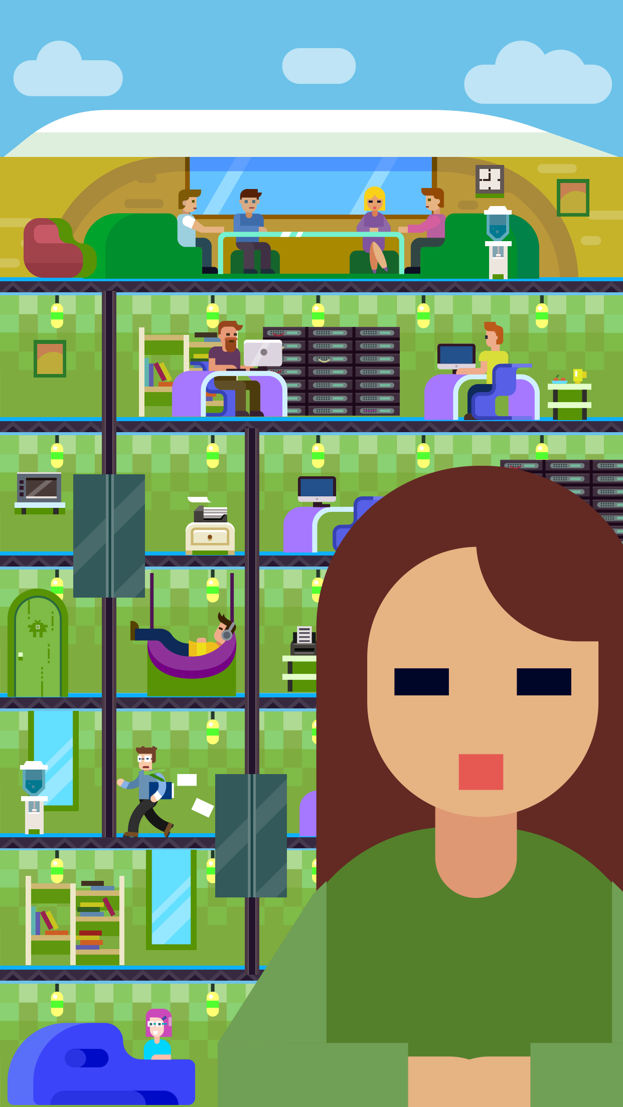 Funky Floors 게임 스크린샷