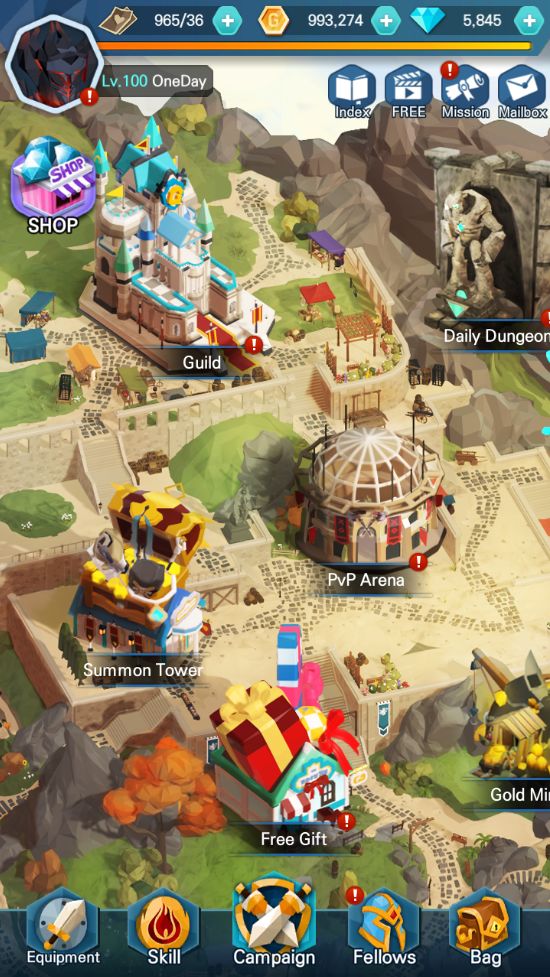 Screenshot of Epic Sword Quest