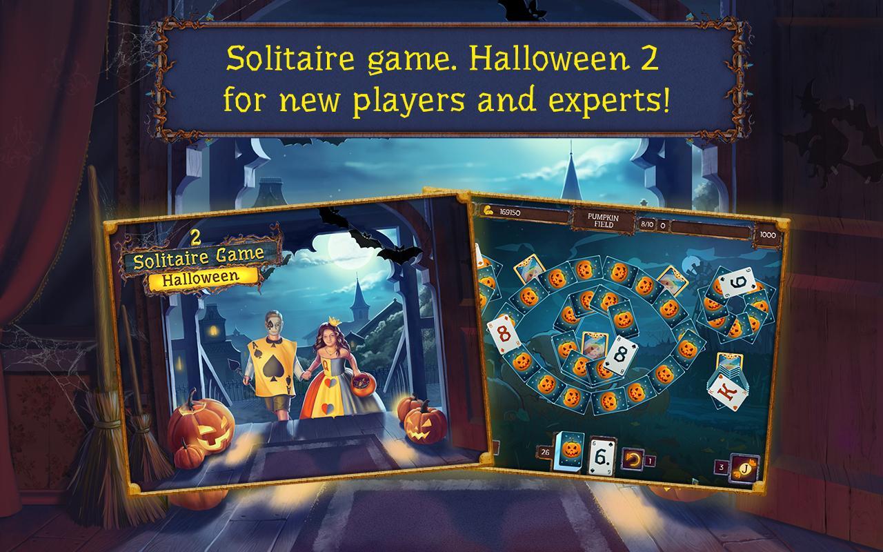 Captura de Tela do Jogo Solitaire game Halloween 2