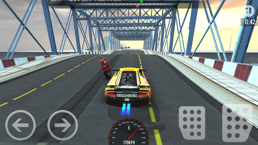 Screenshot of Car vs Bike Racing