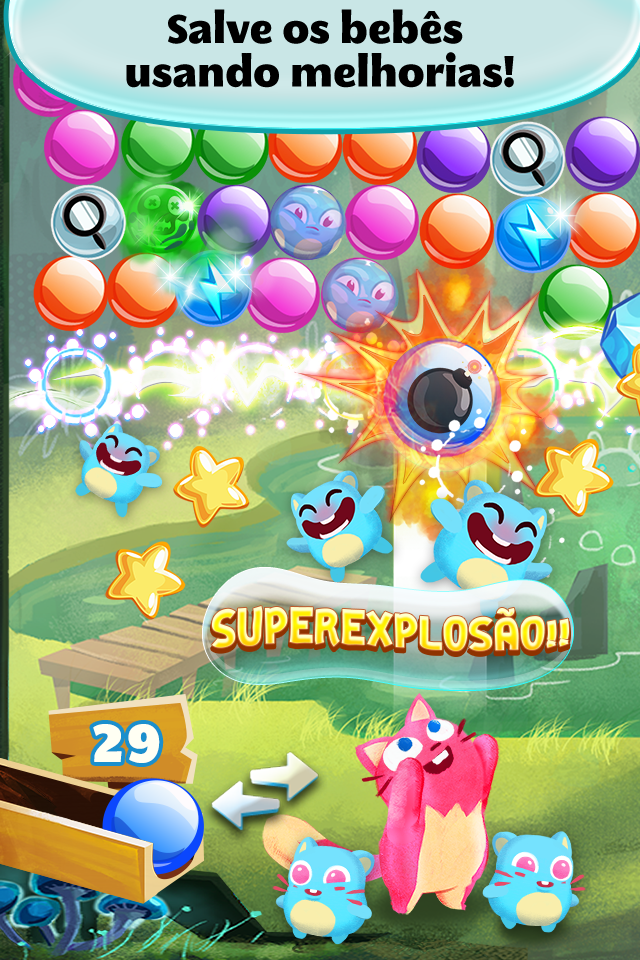 Captura de Tela do Jogo Bubble Mania: Halloween