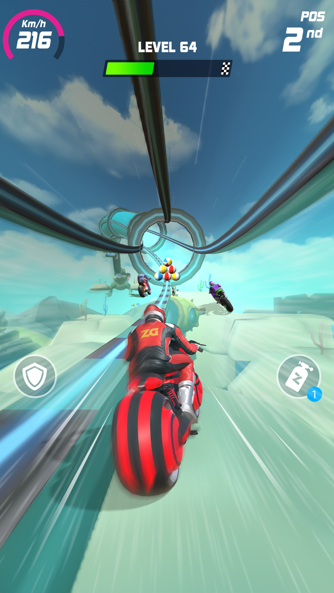 Screenshot of Bike Race: Racing Game