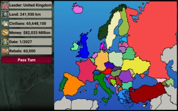 Скриншот игры Europe Empire