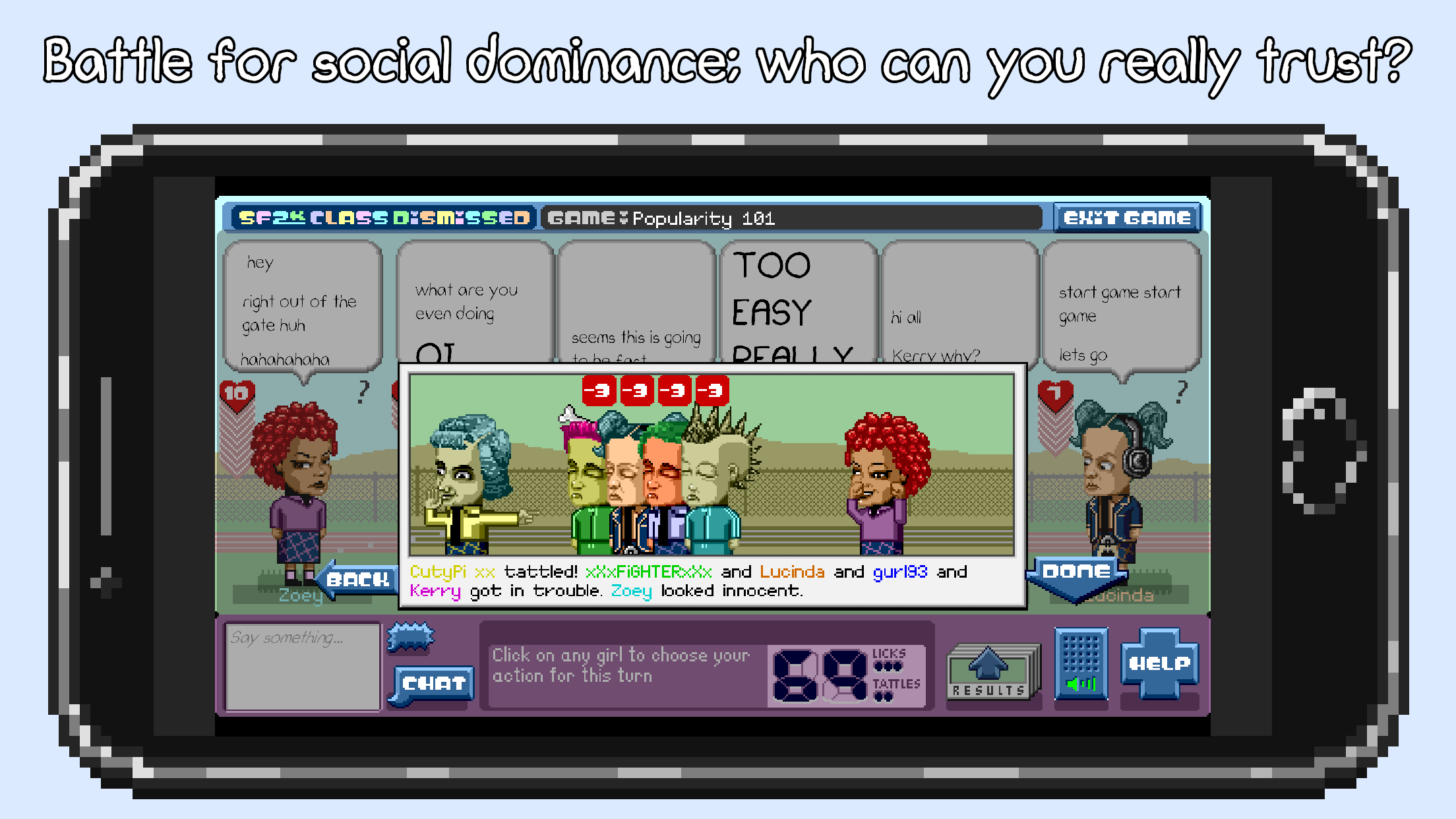 Screenshot of SF2K: Class Dismissed