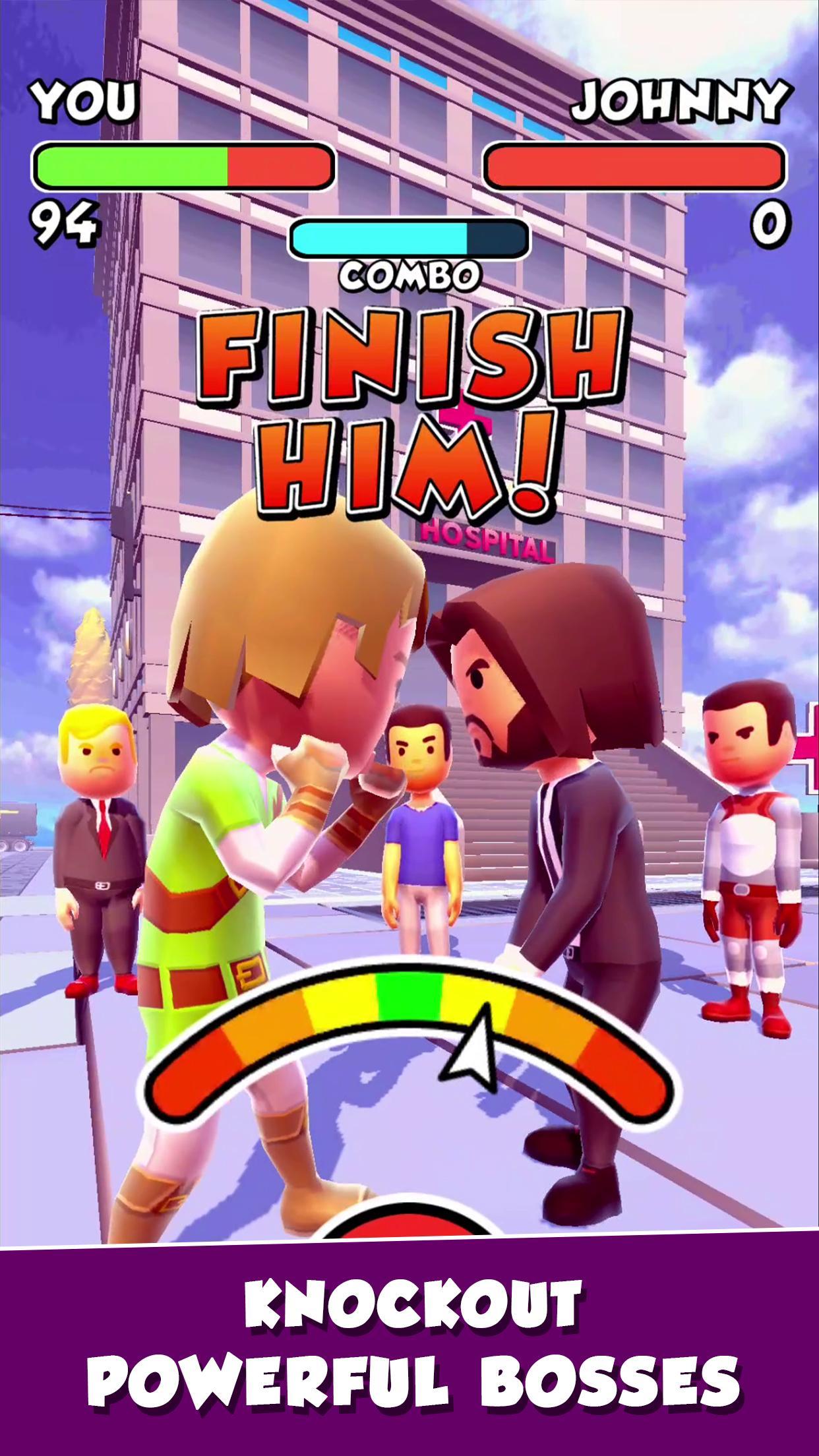 Swipe Fight! Game Screenshot