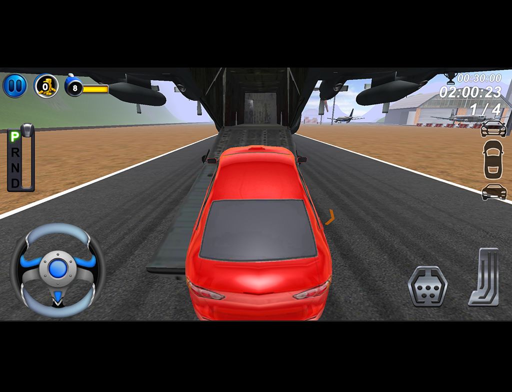 Cargo Plane Car transporter 3D screenshot game