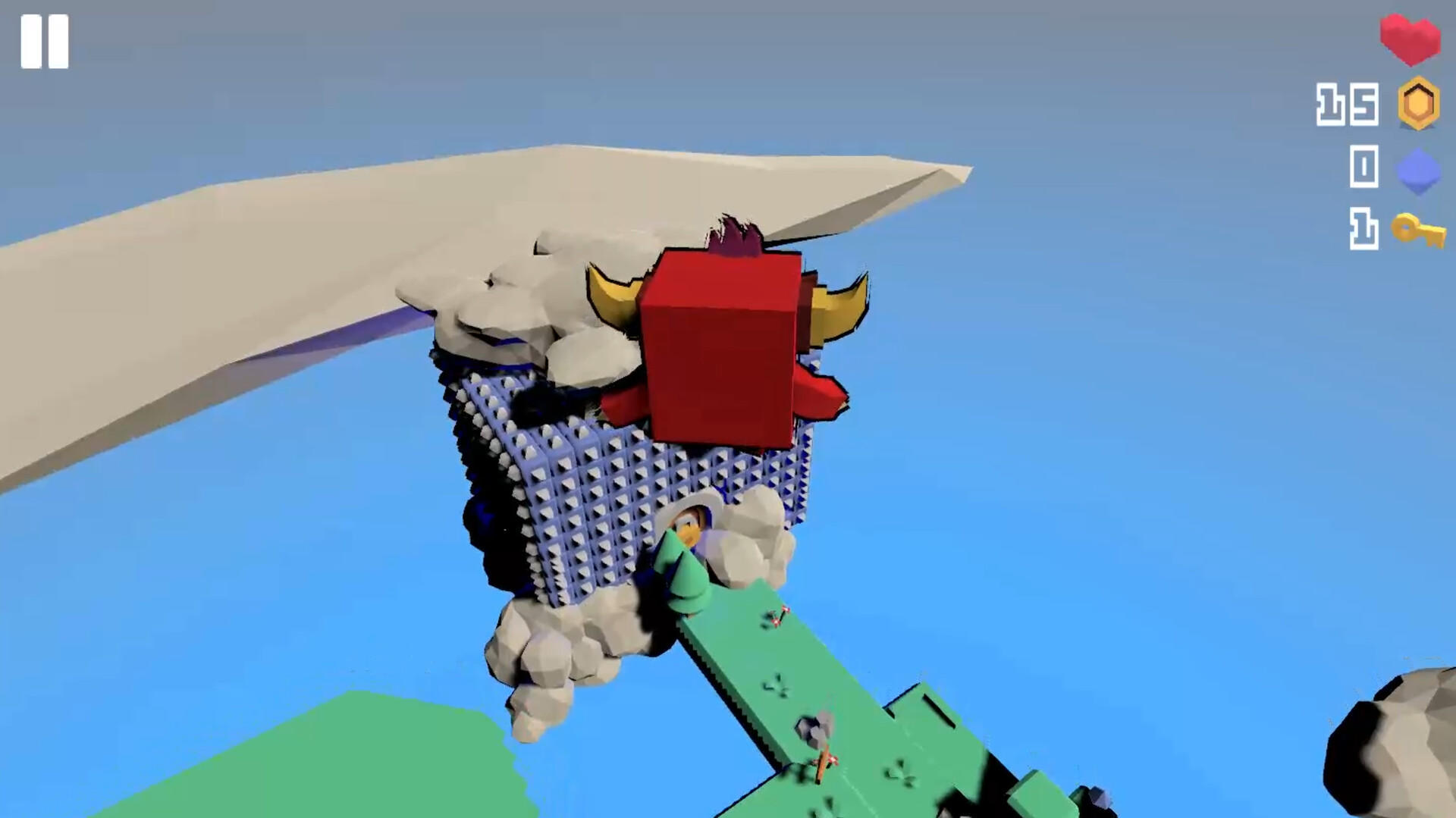Cloud Jump Game Screenshot