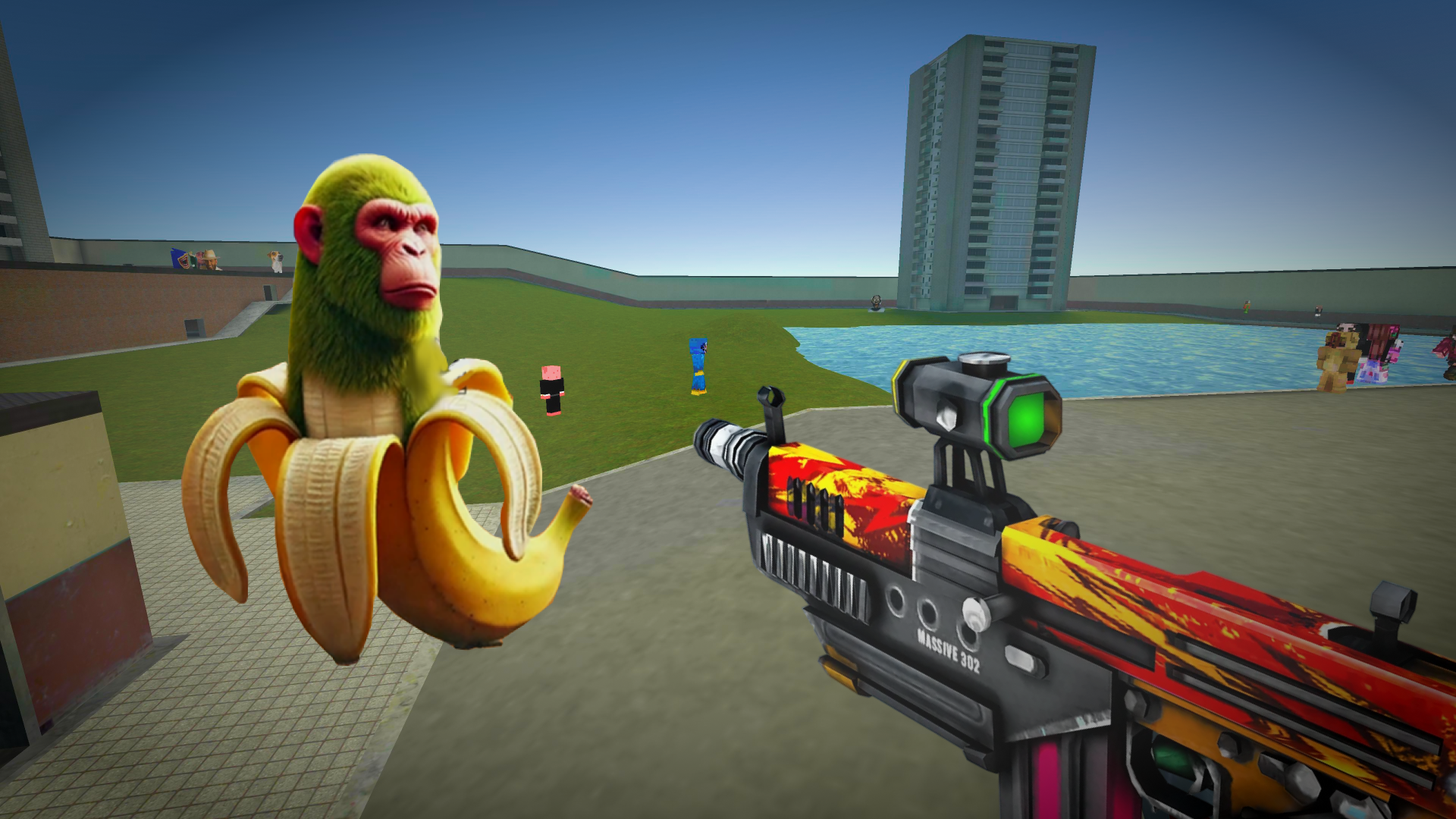 Nextbots backroom Meme Hunters Game Screenshot