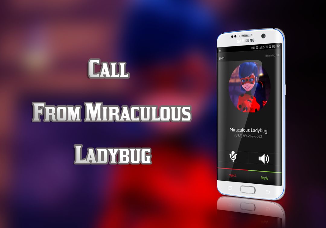 Fake Call Miraculous Ladybug ภาพหน้าจอเกม