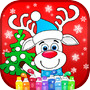 Icon of Happy Christmas Coloring Book