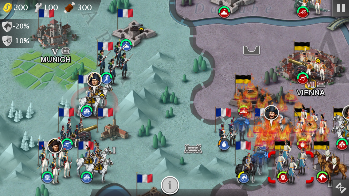 European War 4 : Napoleon Game Screenshot