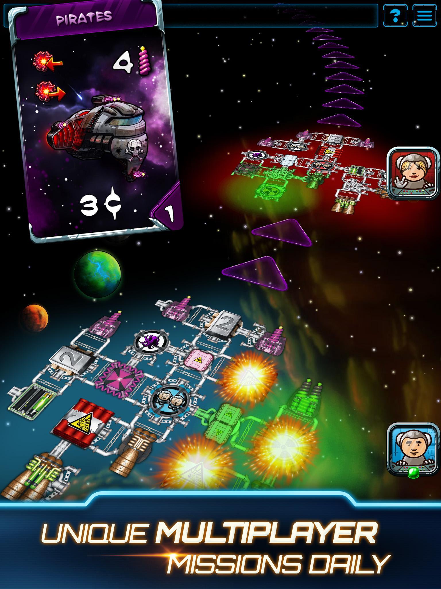 Screenshot of Galaxy Trucker