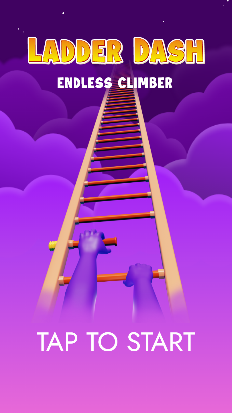 Captura de Tela do Jogo Climb the Ladder Dash Game