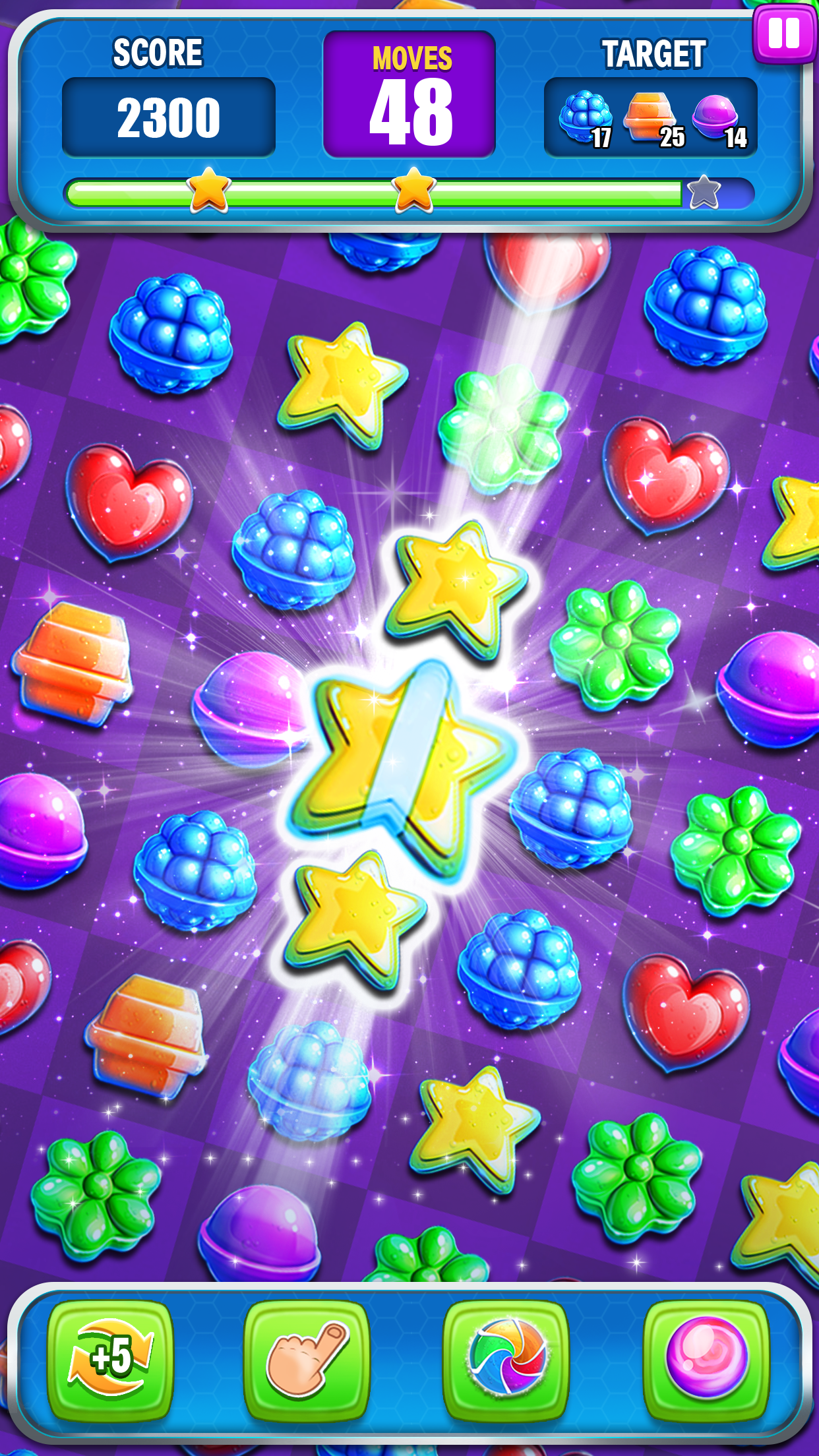 Screenshot of Space Pop Candy