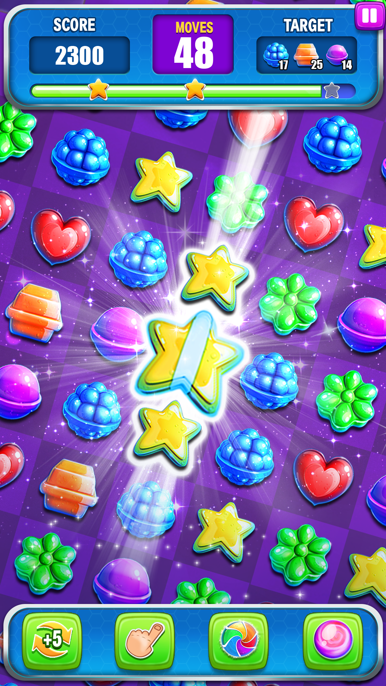 Space Pop Candy Game Screenshot