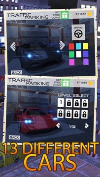 Sport Car Traffic Parking Game Screenshot