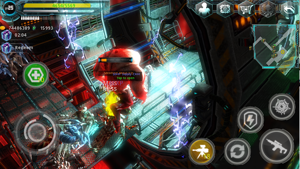 Alien Zone Plus Game Screenshot