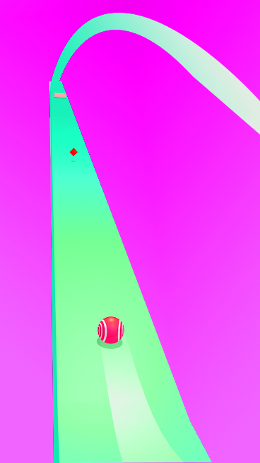 color ball road-color swith path road Game Screenshot