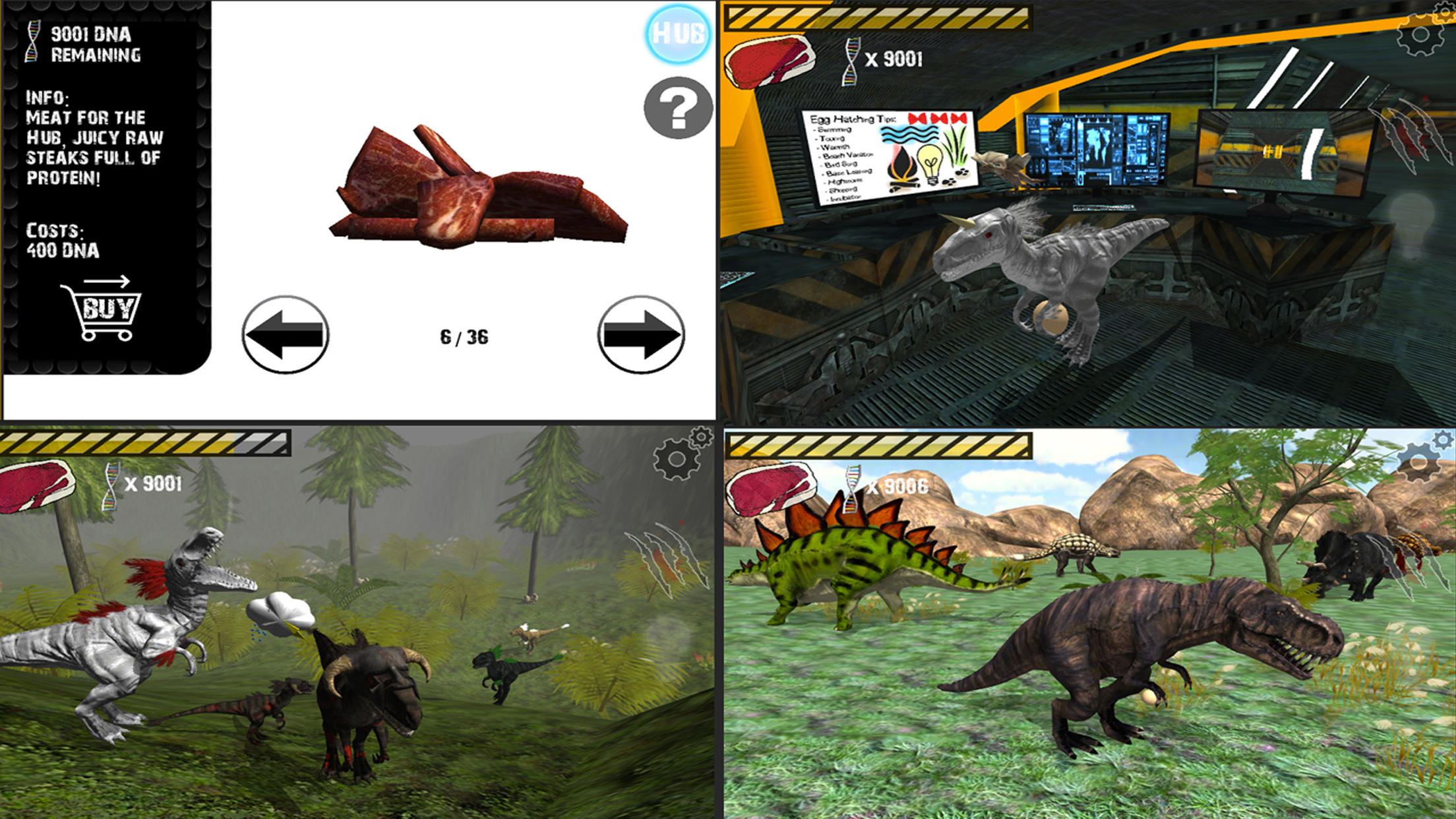 Raptor RPG - Dino Sim Game Screenshot