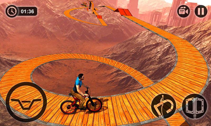 불가능한 BMX 자전거 스턴트 게임 스크린 샷