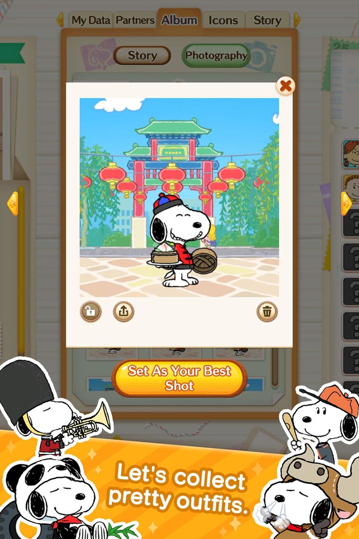 SNOOPY Puzzle Journey screenshot game