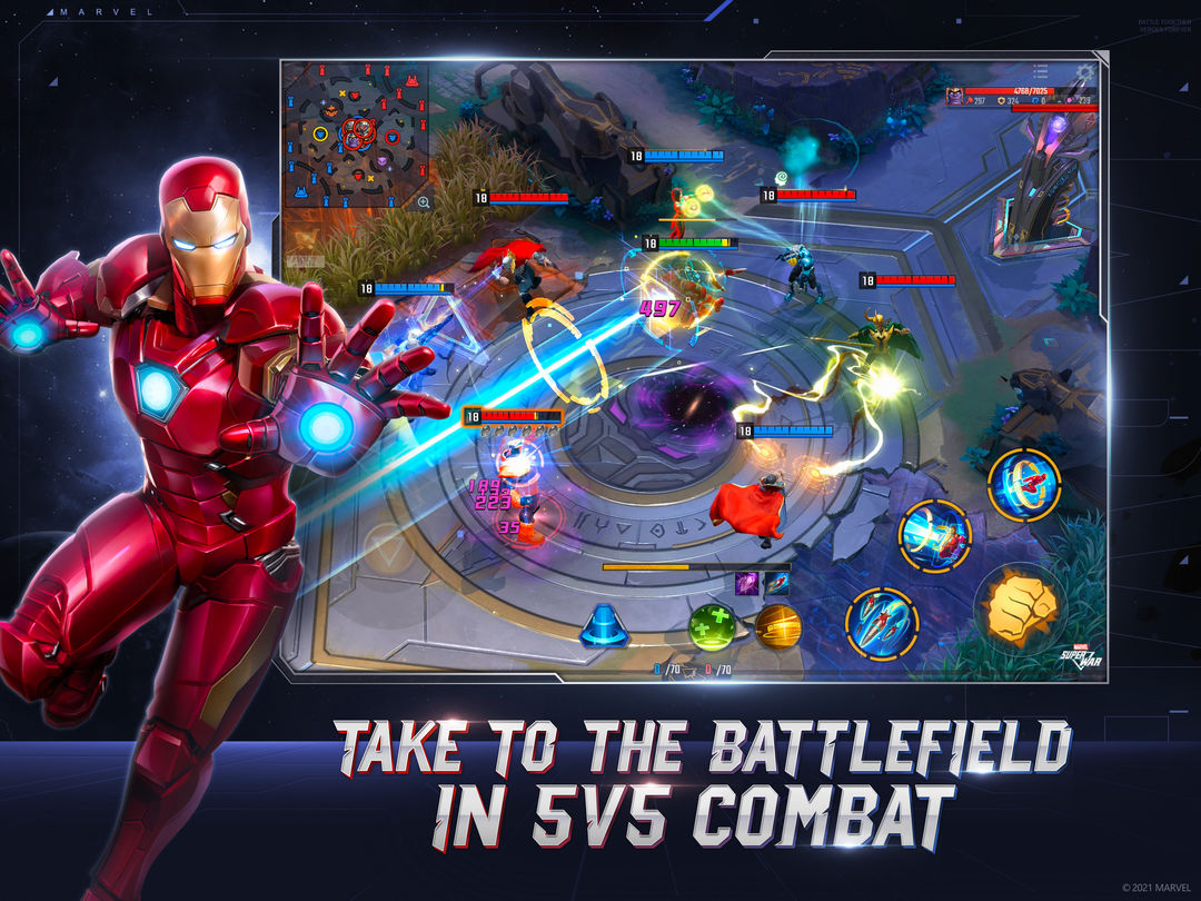 Screenshot of MARVEL Super War